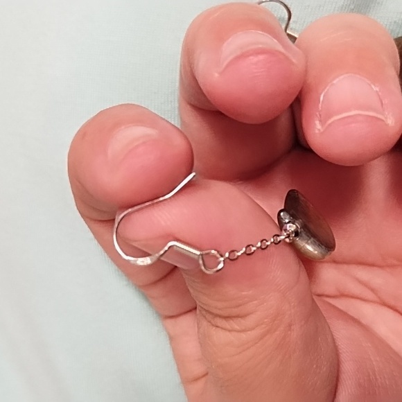 S925 crystal moon earrings - Picture 3 of 4